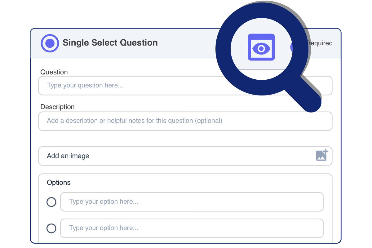 Real-time preview and testing capabilities of OpenQ Screener questionnaires.