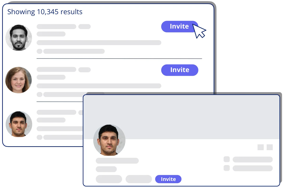 Using OpenQ Recruiter, you can invite participants quickly with just two clicks.